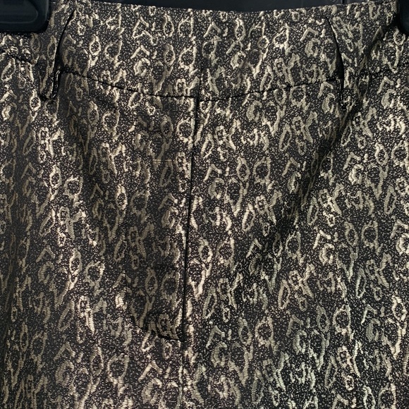 Brand new with tags animal metallic brocade Jaclyn Smith trousers - Picture 5 of 13